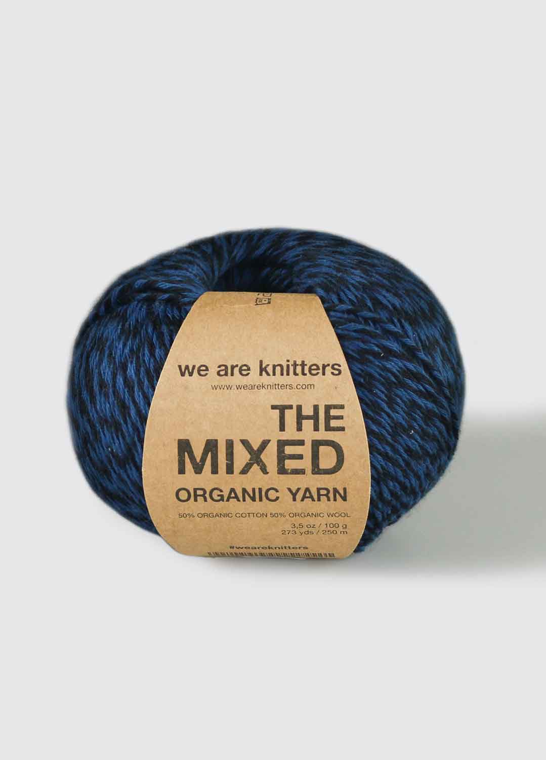 The Mixed Yarn Navy Blue