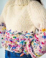 2 Kits Bundle | Simone Cardigan + Rainbow Sweater - Yummy Yarn Version