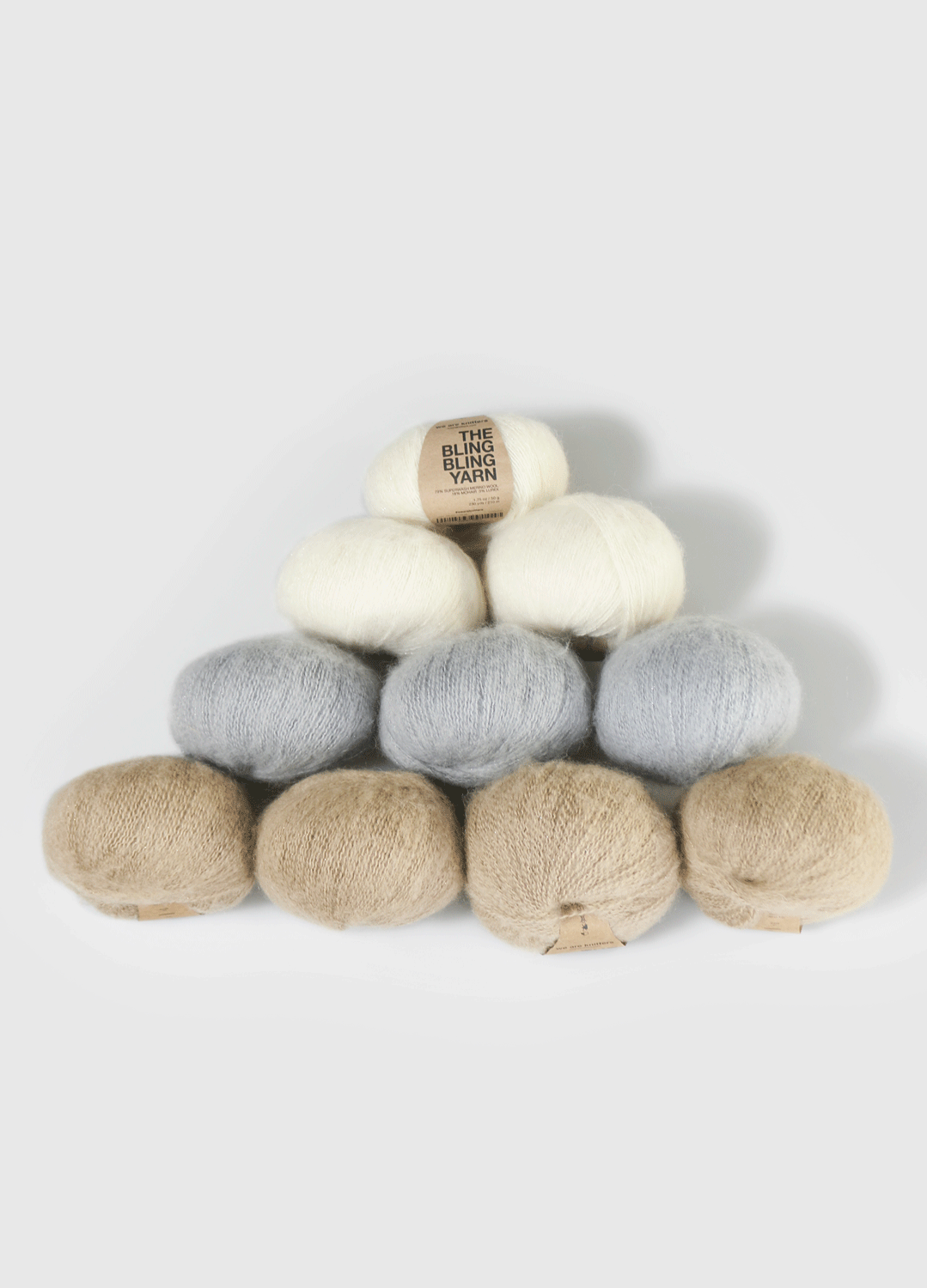 Pack de 10 Pelotes de Bling Bling Yarn