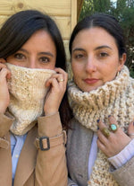 2 Kits Bundle | Knitting Stitch Sampler Kit Make your first Snood + Dinka Scarf - Yummy Yarn Version