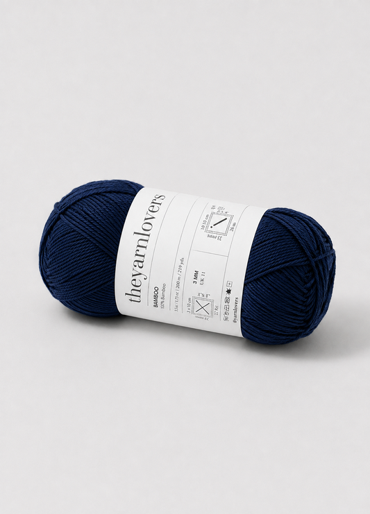 Bamboo Navy Blue - Yarn Lovers