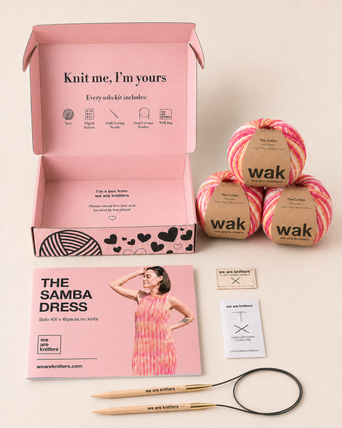 The Samba Dress Solo Kit x @paula.on.knits