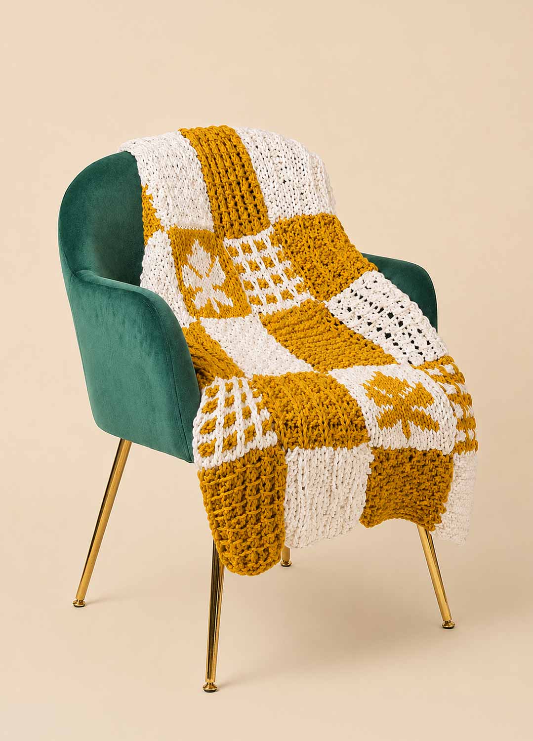Autumn Leaves Stitch Sampler Blanket Kit – Version Yummy