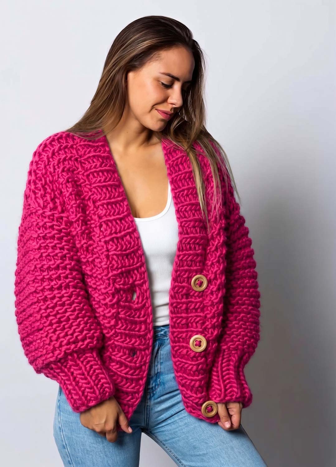 Kit Avocado Cardigan - Version Yummy Yarn