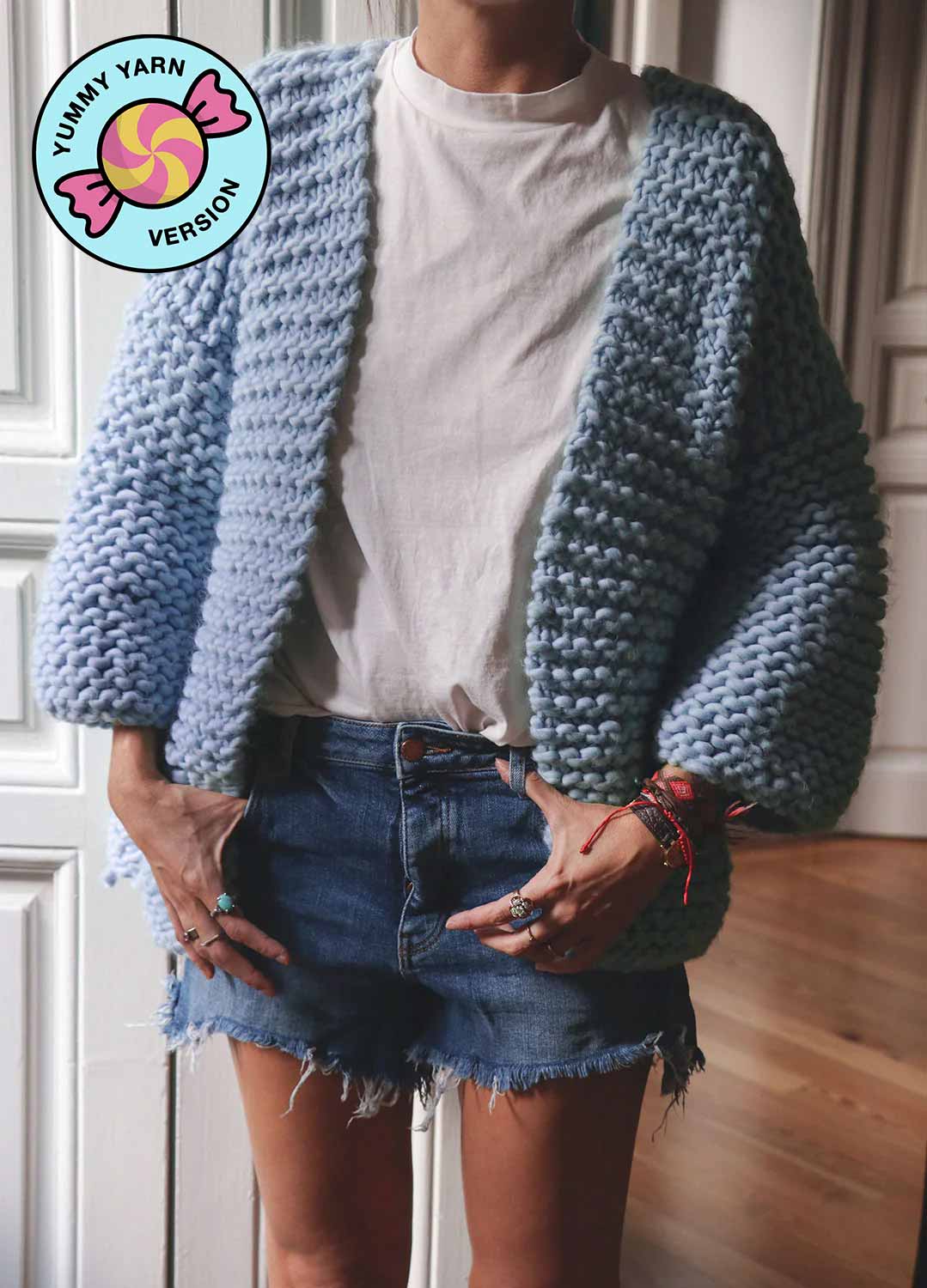 Kit Tricot Débutant Pour Dessous De Verre - 4 Pelotes Coton, Aiguilles, Accessoires, Pour Réaliser Un Snood/écharpe - 9