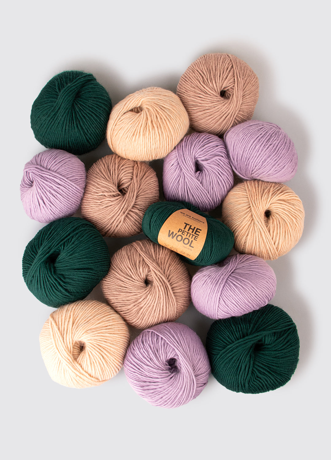 15 Pack of Petite Wool Yarn Balls