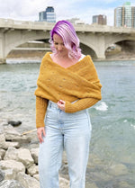 Easy Eyelet Sweater Scarf x @knitatude Kit - Offre du mois

