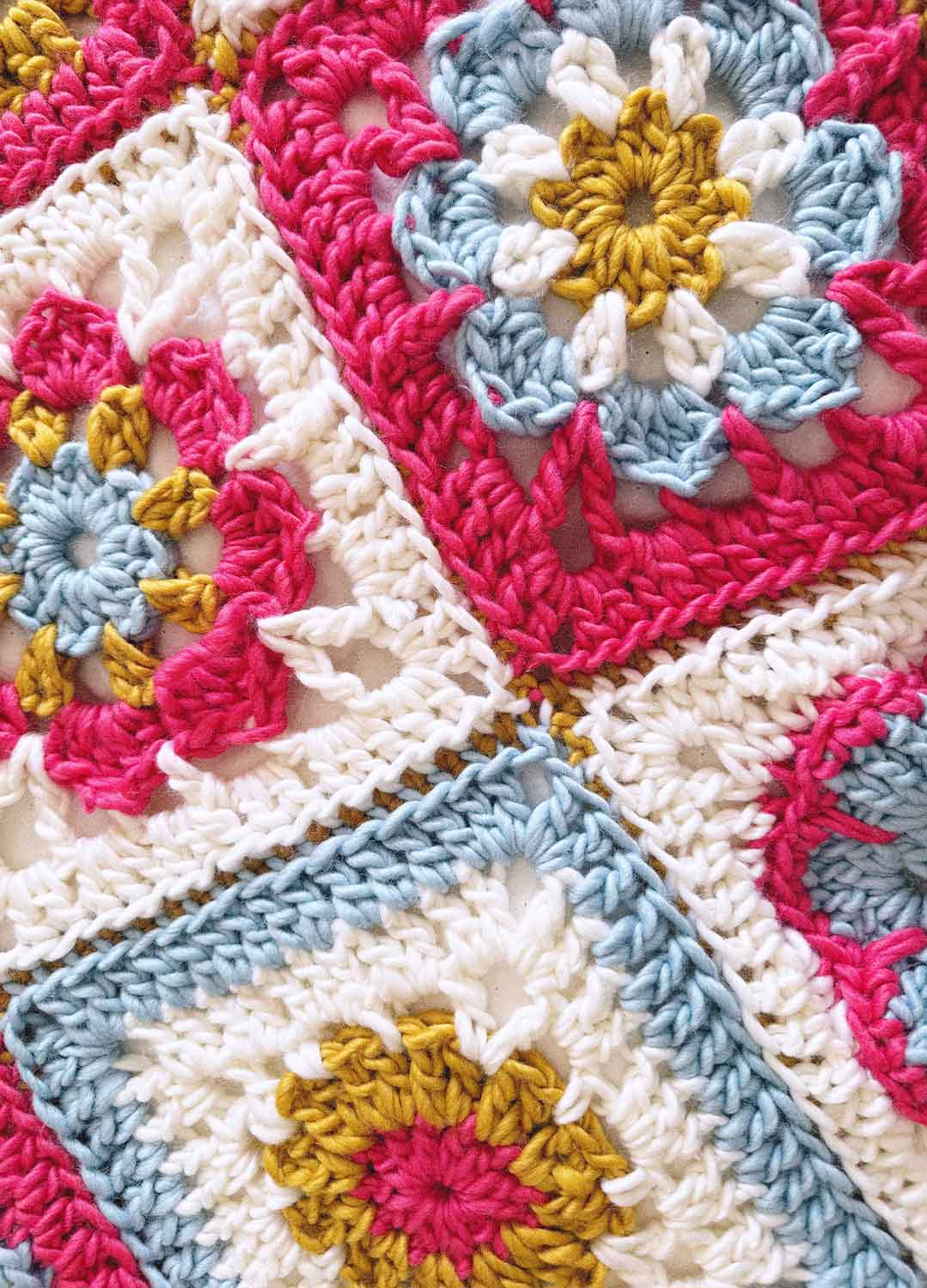 Crochet Granny Square Stitch Sampler Blanket Kit - Coming Soon