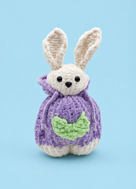 The Knitty Bunny - Kit Mini Lapin Tricoté Facile - Cuddle Yarn