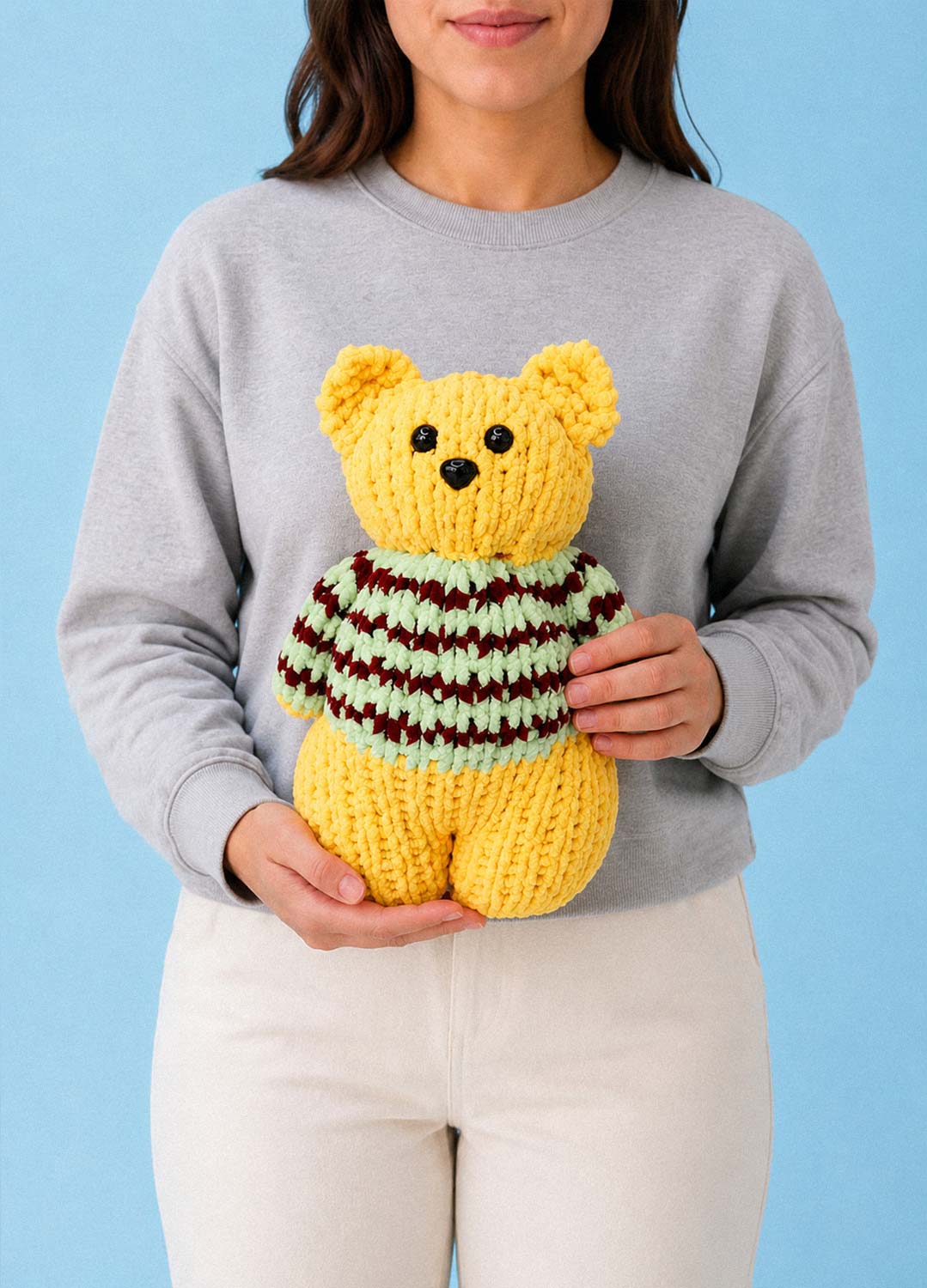 The Knitty Kitty - Kit Mini Chat Tricoté - Cuddle Yarn