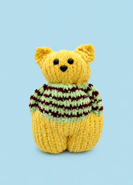 The Knitty Kitty - Kit Mini Chat Tricoté - Cuddle Yarn
