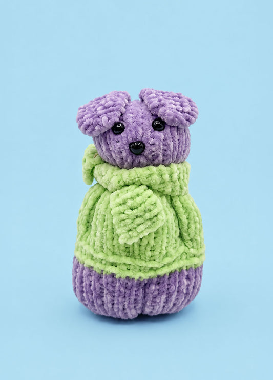 The Knitty Dog - Kit Mini Chien Tricoté Facile - Cuddle Yarn