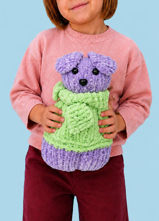The Knitty Dog - Kit Mini Chien Tricoté Facile - Cuddle Yarn