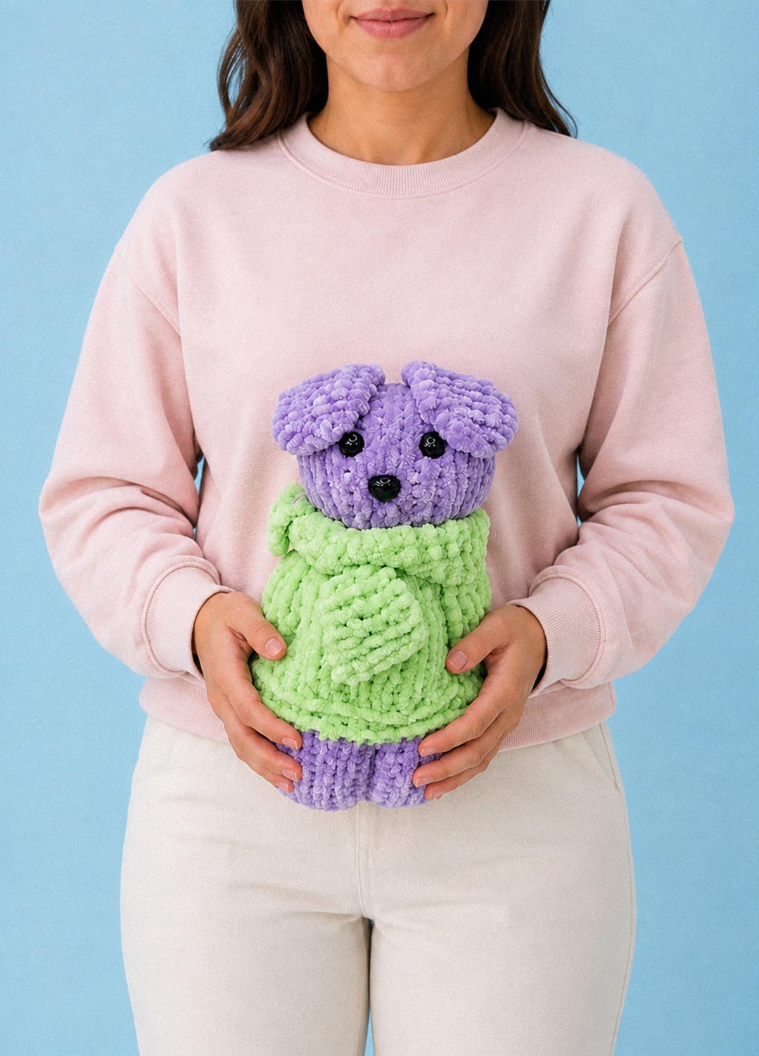 The Knitty Dog - Kit Mini Chien Tricoté Facile - Cuddle Yarn