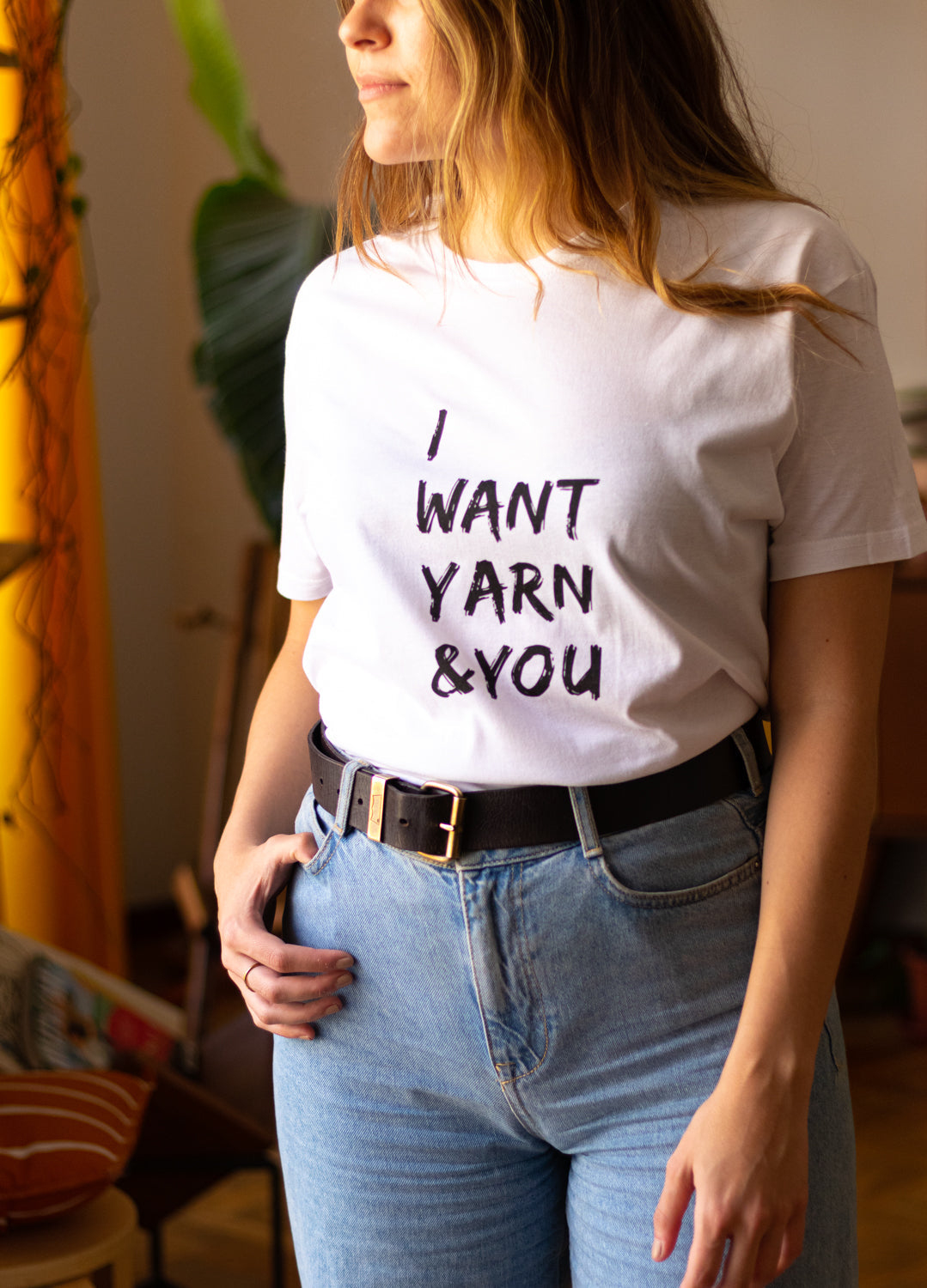 T Shirt I Want Yarn &amp; You