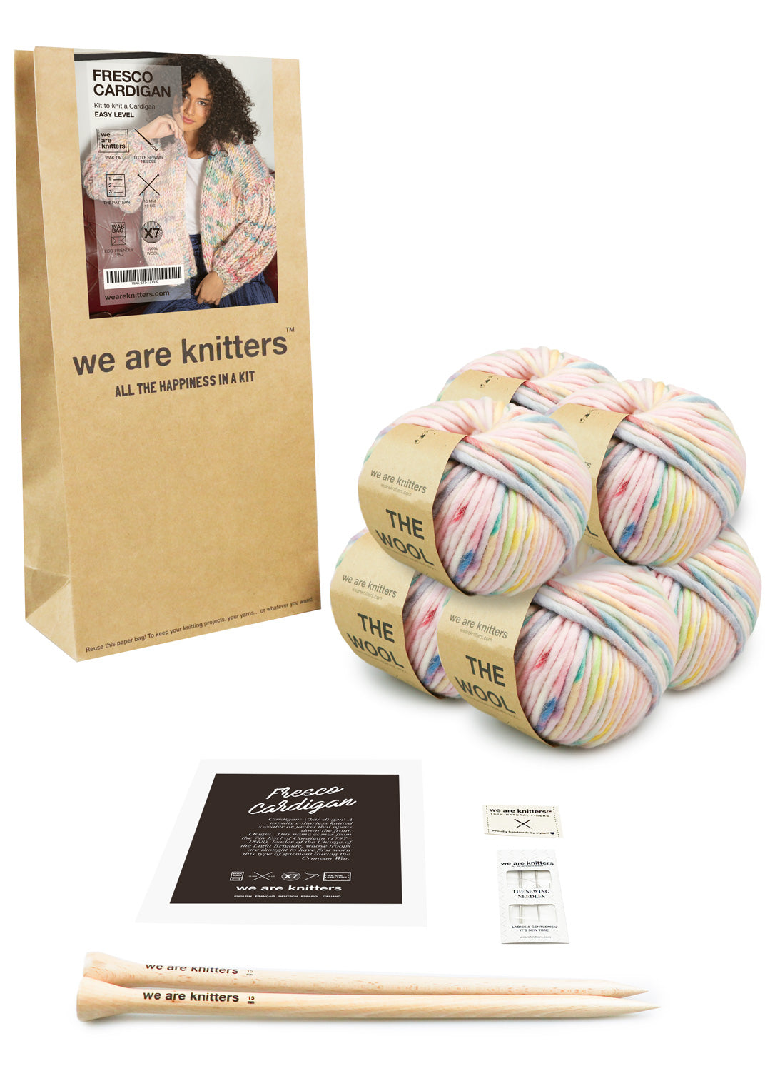 Fresco Cardigan Kit - Candy Twist Version