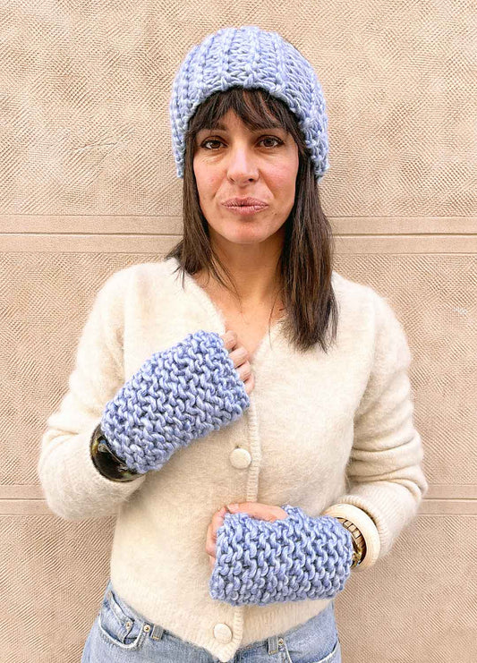 Monstera Turban et chauffe-mains - Version Yummy