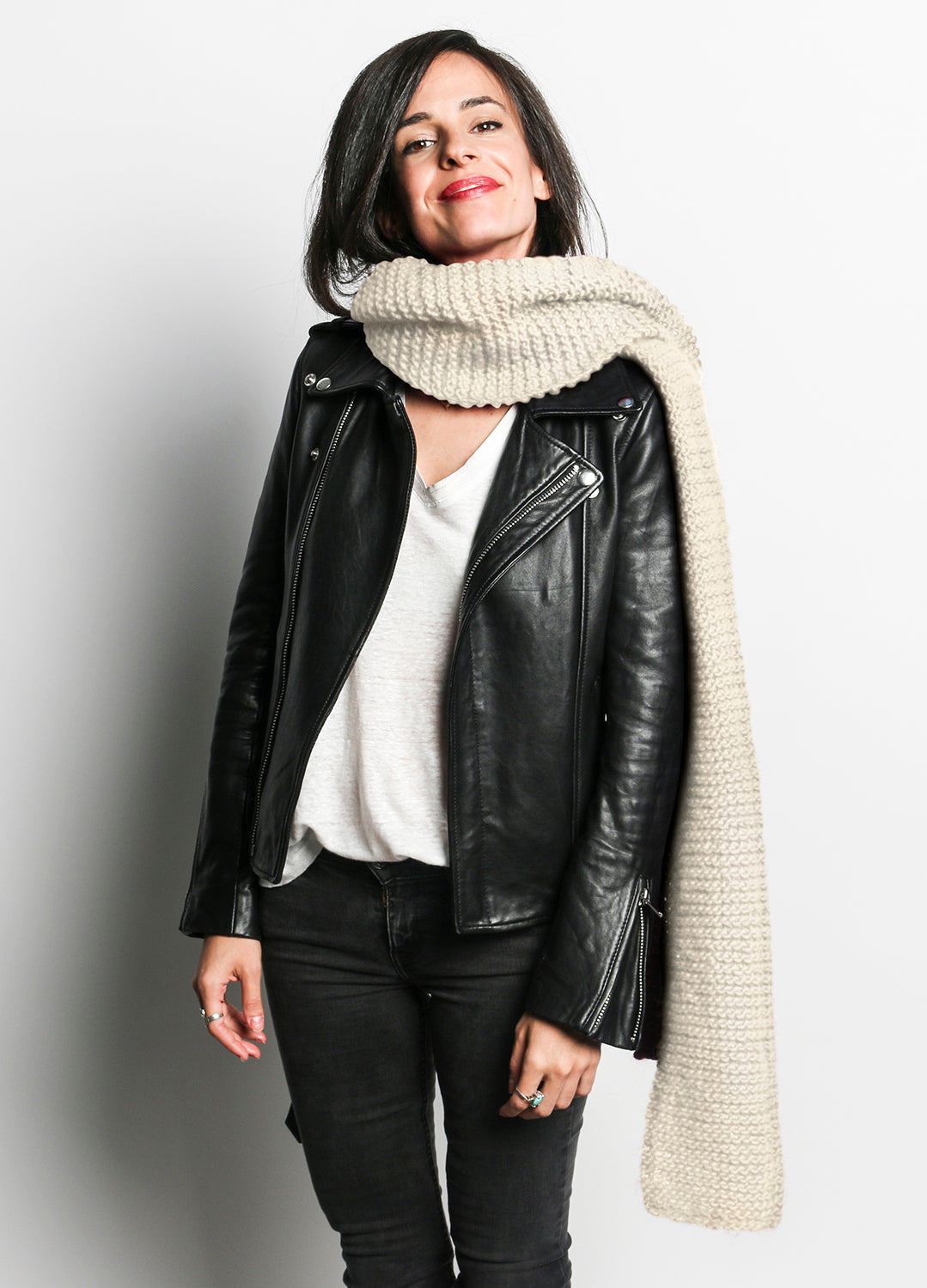 2 Kits Bundle | Knitting Stitch Sampler Kit Make your first Snood + Morse Scarf - Yummy Yarn Fine Version