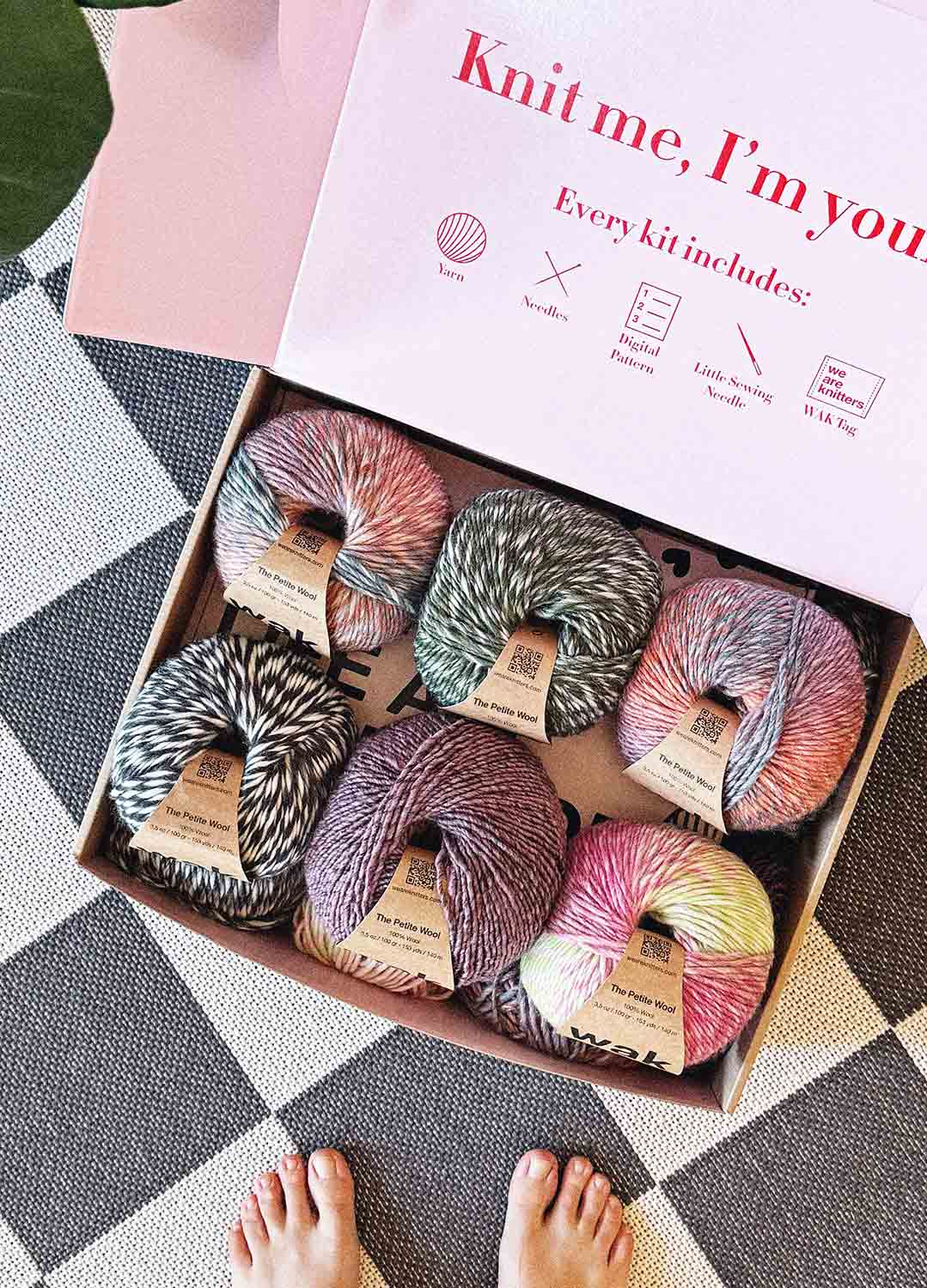 Petite Wool Spotted Moss - Limited Edition