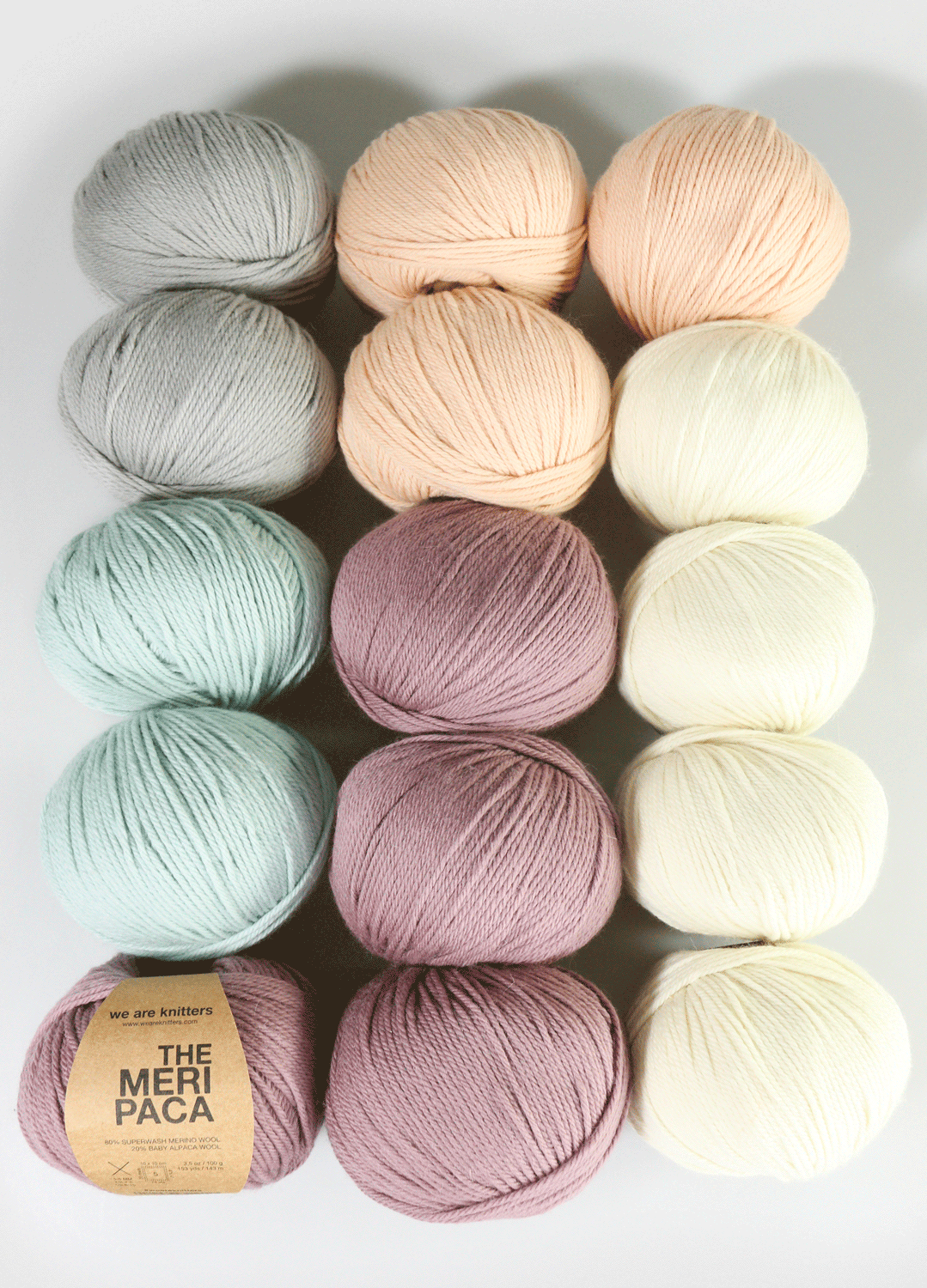 Pack de 15 Pelotes de Meripaca Yarn
