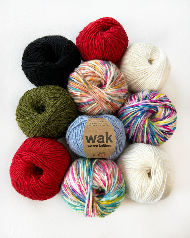 Lot de 10 pelotes Yummy Yarn Fine