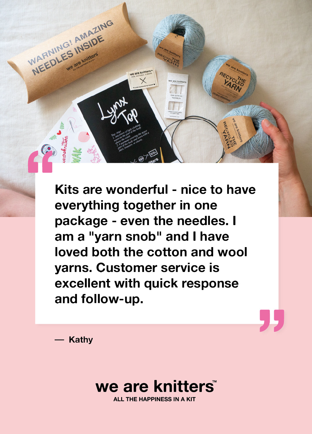 The Striped Rainbow Sweater Kit x @paula.on.knits - Version Yummy Yarn