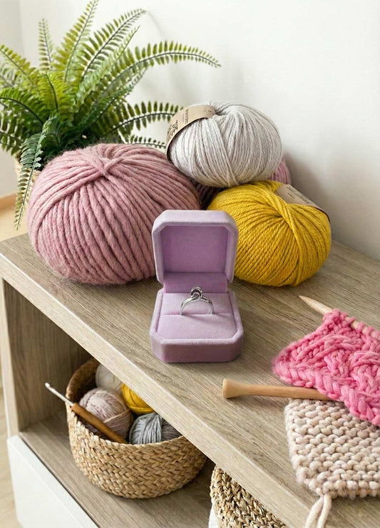 The Smooth Stitch Ring - Yarn Tension Ring