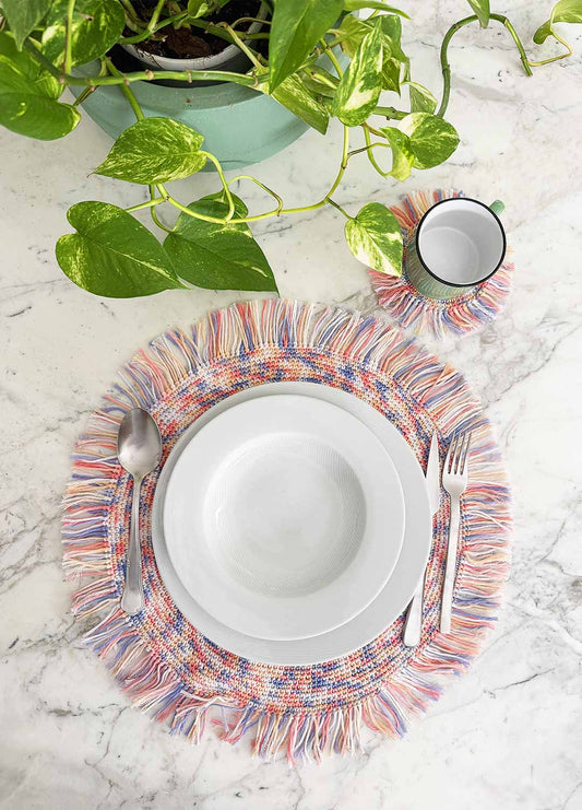 Thasos Kit set de table et sous-verre