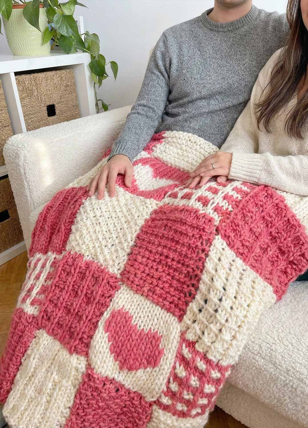Valentine's Stitch Sampler Blanket Kit - Yummy Version