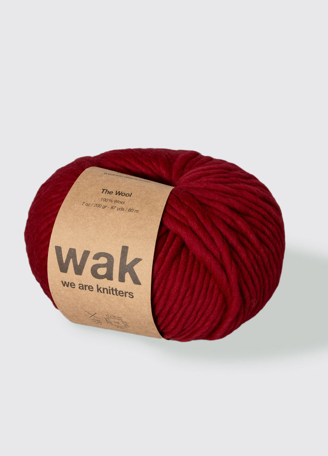 The Wool Lipstick Red We are knitters
