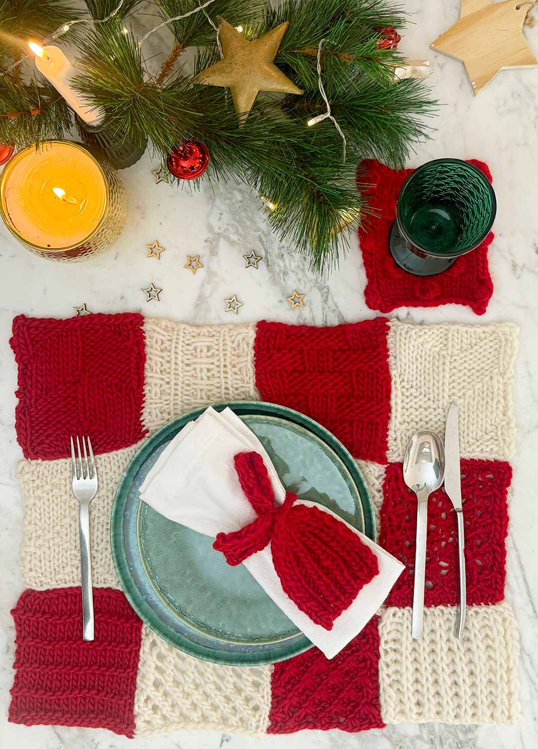 Stitch Sampler "24 days of stitches" Calendar Knitting Kit: Learn The Basics