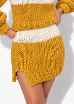 The Rainbow Skirt Kit x @paula.on.knits - Yummy Yarn Version
