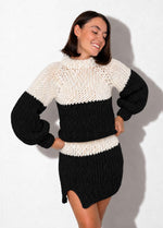 The Rainbow Skirt & Sweater Set Kit x @paula.on.knits – Version Yummy Yarn