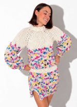 The Rainbow Skirt & Sweater Set Kit x @paula.on.knits – Version Yummy Yarn
