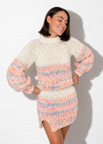 The Rainbow Skirt & Sweater Set Kit x @paula.on.knits – Version Yummy Yarn