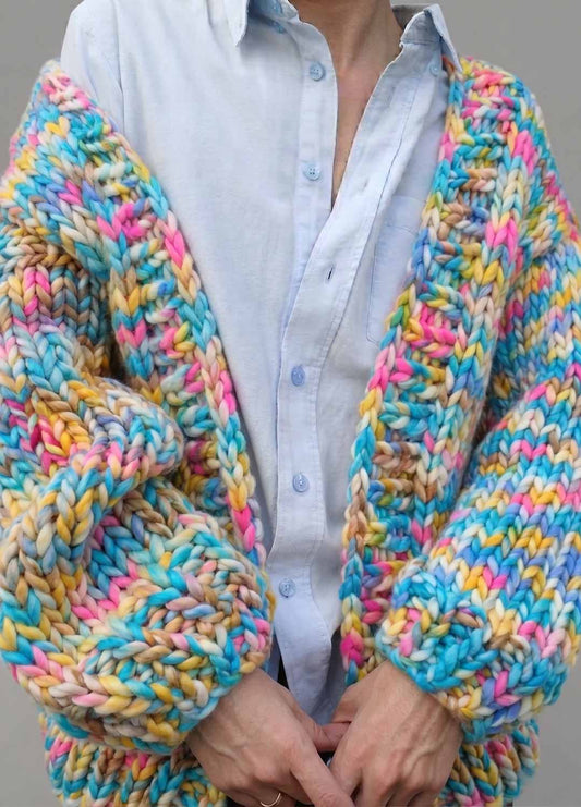 Simone Cardigan Kit - Yummy Yarn Version