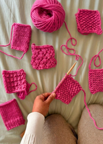 Stitch Sampler Kit: Learn The Basics Knitting Kit - Make your first Snood - Yummy Version