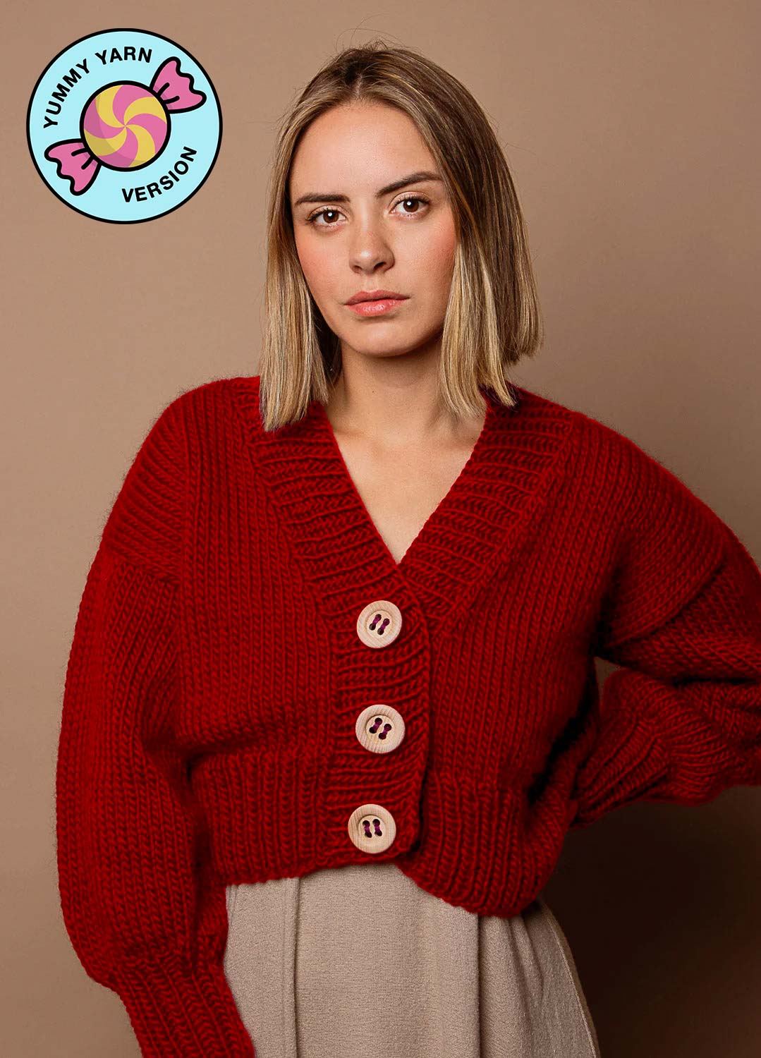 Kit Tupelo Cardigan - Yummy Yarn Fine Version 